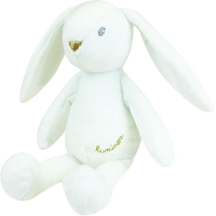 Peluche lumineuse naturelle TROTRO - Jemini - 25 cm - fonctionne