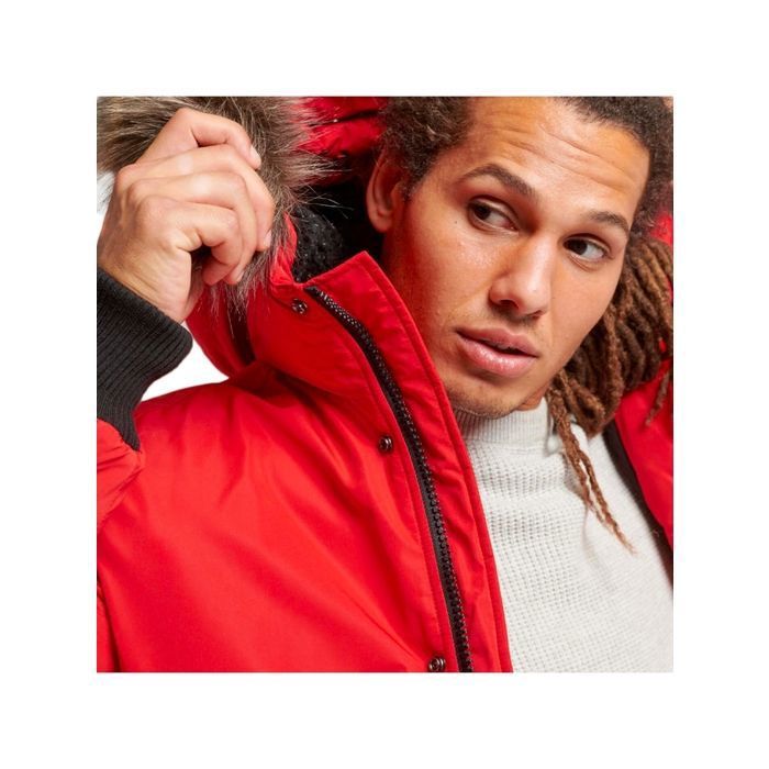 Doudoune superdry homme rouge best sale