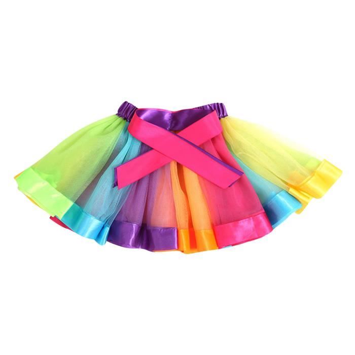 Jupe arc en top ciel femme