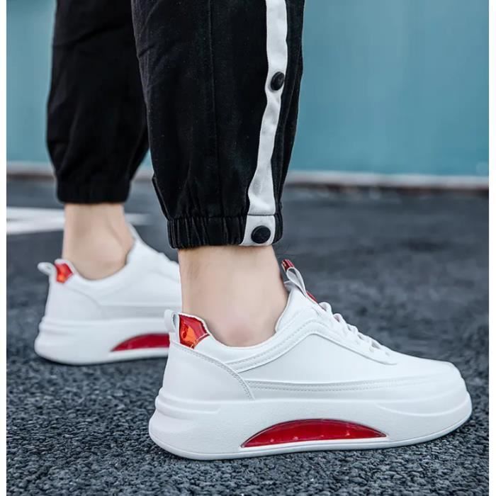 Hommes petites chaussures blanches chaussures d contract es hommes