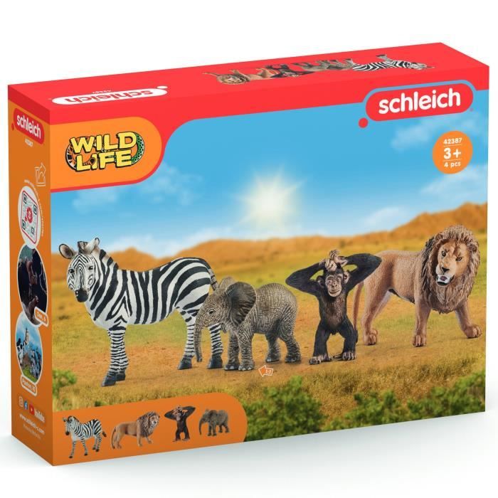Papo Figurine Gnou - Animal De La Savane - Peinte à La Main - Dès 3 Ans - Idéale Collection Et Jeu