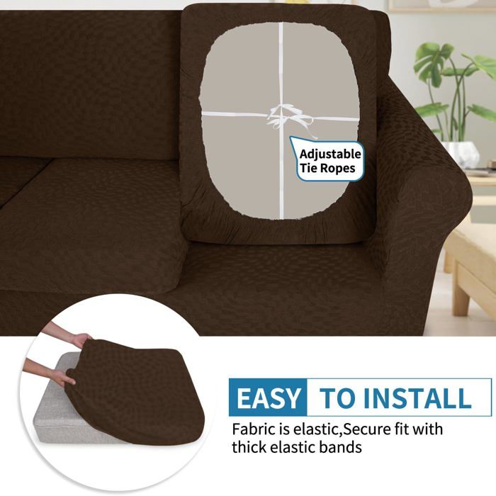 Housse De Canapé Extensible 2 Places, Housse De Canapé Antidérapante