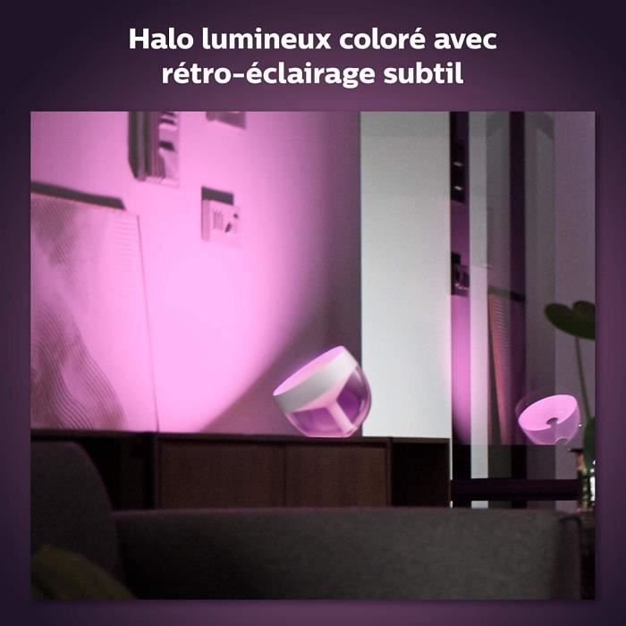 Philips Hue White & Color Ambiance, lampe Iris, compatible Bluetooth
