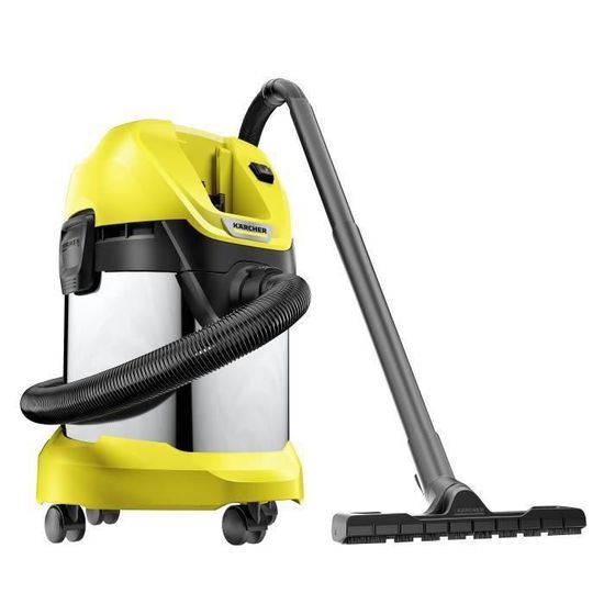 Aspirateur eau et poussière KARCHER WD 3 S V-19/4/20 - Cuve inox 19 L