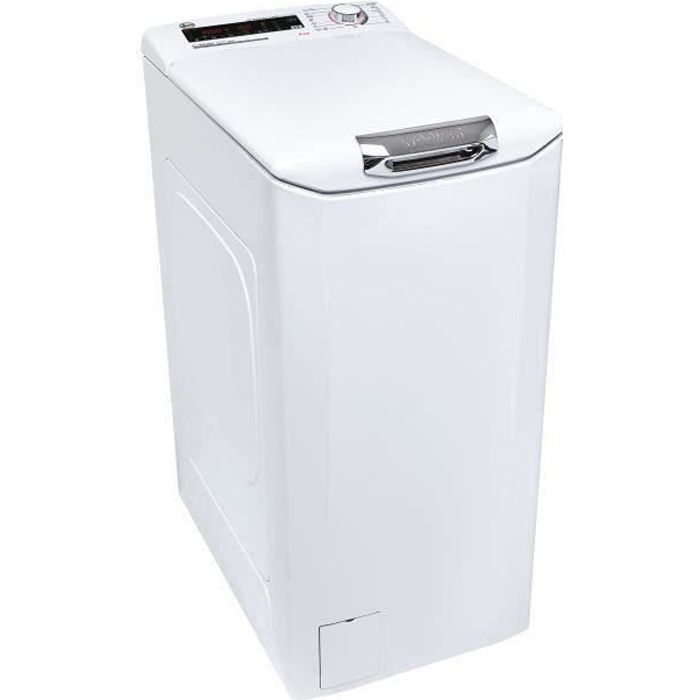 Lave-linge top HOOVER H3TFSMP48TAMCE-S - Induction - 8 kg - 1400