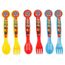 mois Longueur 16cm Cuillères Bébés en Silicone Souple 4