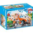 PLAYMOBIL - 70049 - City Life Les Secouristes - Ambulance et secouristes-0