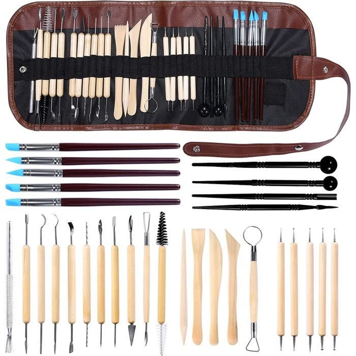 Kit Sculpture Cire Acier Inoxydable Allemand – Instruments Dentaires Chirurgicaux, Qualité CYNAMED USA