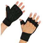 12 Pads De Préhension En Néoprène Pour Musculation - Alternative Aux Gants (noir)