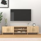 vidaXL Meubles TV chêne sonoma 180x31,5x40 cm bois d'ingénierie 816259