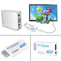 Wii vers HDMI Signal vidéo Convertisseur Adaptateur Full HD 1080p avec Audio Sortie jack 3,5 mm  -LON