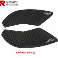 YZF-R1 2015-2016 - Autocollant noir pour réservoir de moto, tampon de protection, pour YAMAHA