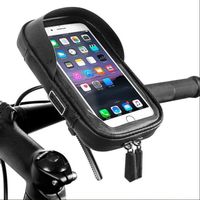 Sacoche de Cadre vélo, étanche écran Tactile Bicyclette Guidon Avant Sac de vélo avec Pare-Soleil pour ci-Dessous 7"téléphone