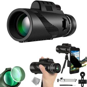 Télescope Monoculaire Avec Trépied Et Adaptateur Pour Smartphone – Neuf
