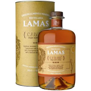 WHISKY BOURBON SCOTCH Whisky Lamas Caburé Single Malt - Origine Brésil -