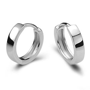 BOUCLES D/'OREILLES ANNEAUX HOMME PIRATE C ACIER NOIR 1,7 CM 7 MM 346 AA