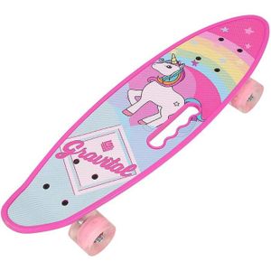 SKATEBOARD - LONGBOARD skateboard enfant, skateboard, 611812,5 cm, avec roues pu lumineuses