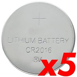 PILES CR2016 3V Lithium 5