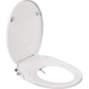 Abattant WC Japonais sans électricité Bidet Nettoyeur de Toilettes Dual Nozzle Pression deau Ajustable Couverture de Toilette Intelligente 