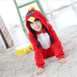 Pyjama Oiseau Enfant Plus Taille S Xxl Flanelle à Capuche