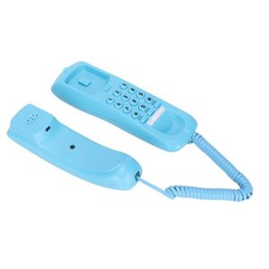 Téléphone fixe Qiilu Téléphone filaire KX‑T628 Téléphone d'hôtel 