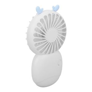 Hongchun Mini Ventilateur Main, Unique Design Ventilateur Portable,  Ventilateur de Poche Avec le Puissant Vent Trubo, USB Rechargeable  Ventilateur a Main-Blanc 