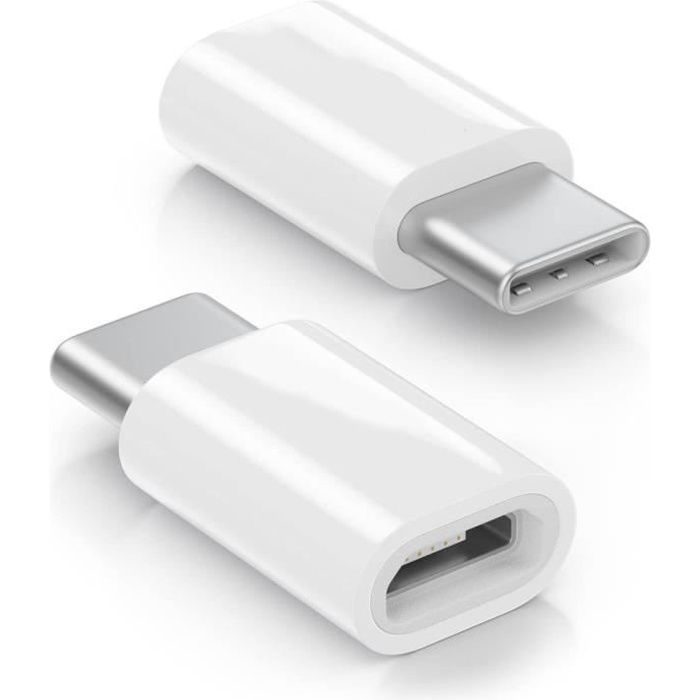 Adaptateur USB C vers Mini USB (Pack de 2), Seminer Type C (Femelle) vers  Mini USB 2.0 (Mâle) Convertir Connecteur Compatible avec Appareils Photo  Numériques, Ordinateur, GPS (Noir) : : Informatique