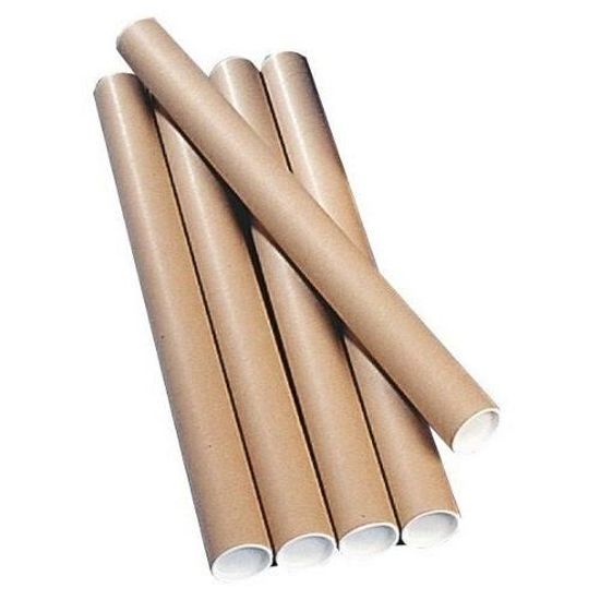 Tubes D'Expédition En Carton Ambassador 76 X 940 Mm - Boîte De 12 Avec Embouts Plastique