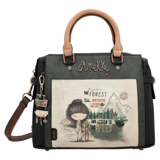 Anekke Sac à Main Femme Marron Élégant – Core Collection – Fermeture Zippée