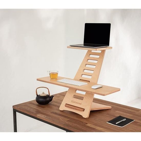 Rehausseur en bois pour ordinateur portable – Eraman - Galeko