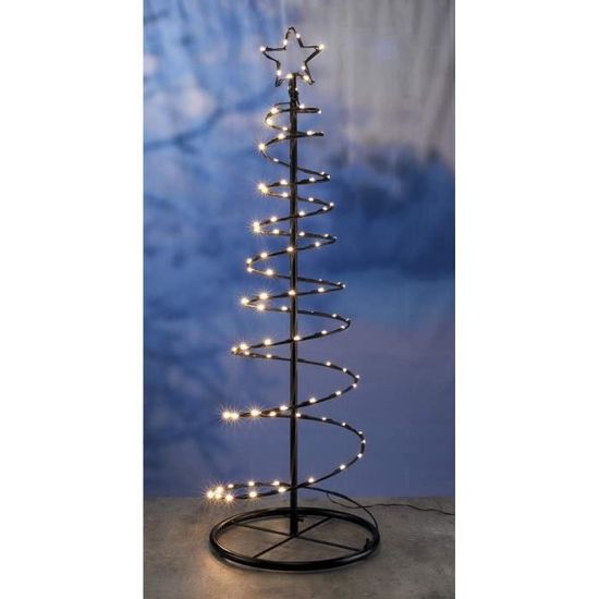 Sapin de Noël avec 160 LED Blanc chaud 150 cm PET
