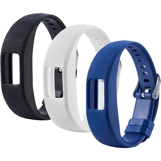 Garmin Vivosmart HR Lot de 3 bracelets de rechange en silicone