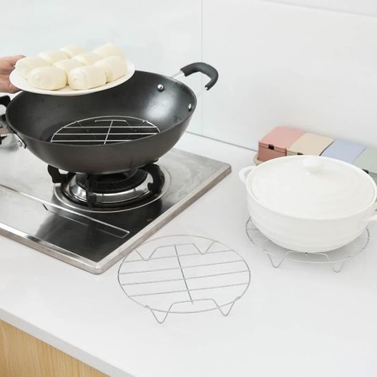 Panier Vapeur En Acier Inoxydable - 22,5 Cm, épais Et Durable - Pour Cuisson Saine Et Vapeur Efficace