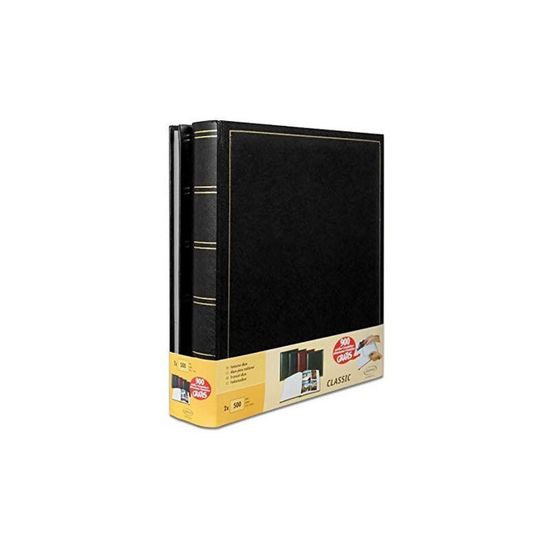 Jumbo Set di 2 Album tradizionali 100 pagine per 500 foto di 10 x 15 cm