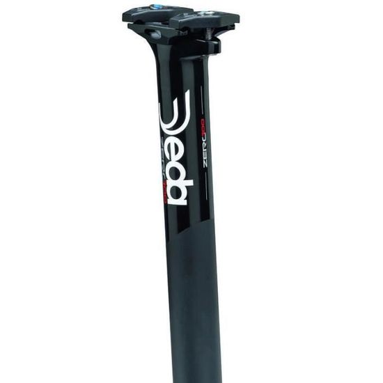 Tige De Selle Aluminium 27,2 Mm X 350 Mm, Noir, Recul 20 Mm - VTT