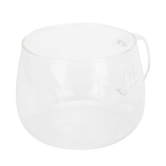 Tasse à Expresso Verre Borosilicate 100ml Avec Poignée Bois - Pour Café, Lait Et Sauces