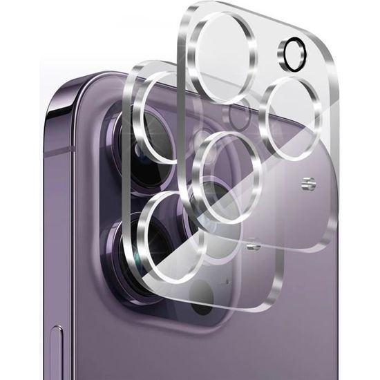 Vitre protection appareil photo iPhone 15 Pro / 15 Pro Max en
