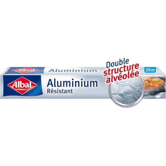 Plaque Four Film Aluminium Albal 30m X 29cm - Résistant Pour Four - 11