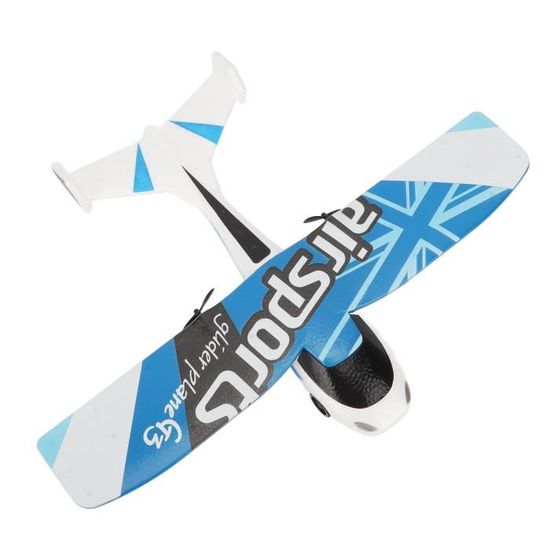 Avion télécommandé , 2,4 GHz, 3 canaux, avec gyroscope 6 axes, prêt à voler, avion amphibie avec 2 batteries, planeur télécommandé facile à piloter pour adultes, enfants, débutants et garçons. | CA
