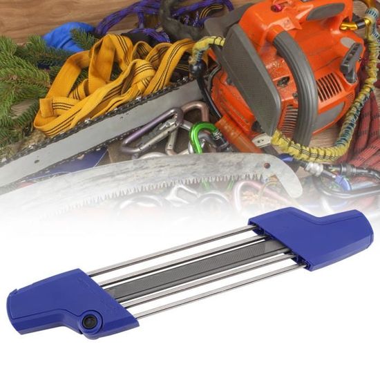 VvikizyAffûteur de chaîne de tronçonneuse Easy File 2 en 1 3 8p4.0