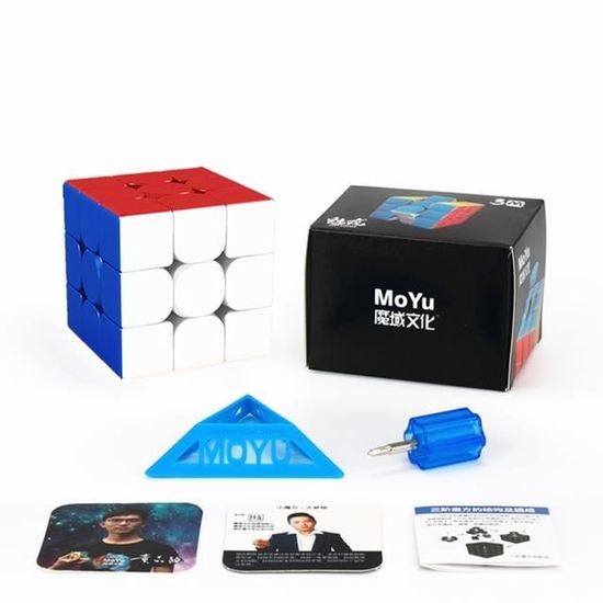 GAN356-Maglev Speed Cube 3x3x3, Cube Magnétique 56cm, Magic Cube