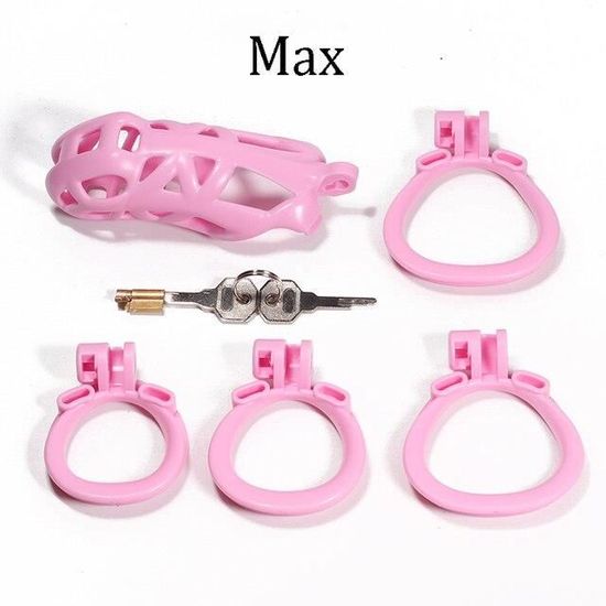 Cage De Chasteté Homme Avec Cockring Turkan - Métal Argenté - Taille Unique - Marque RougeCuir - Neuf