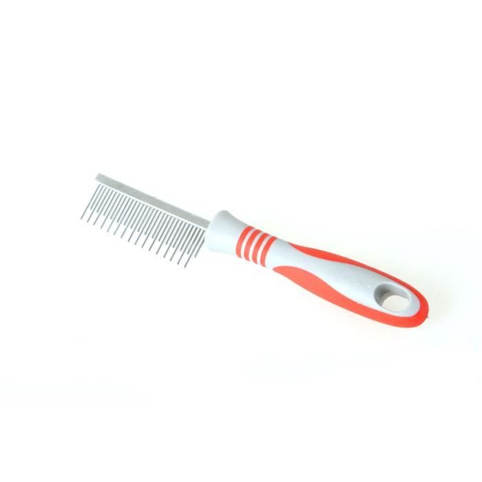 Meilleurs prix pour Peigne à Démêler Chien & Chat 20cm Rouge