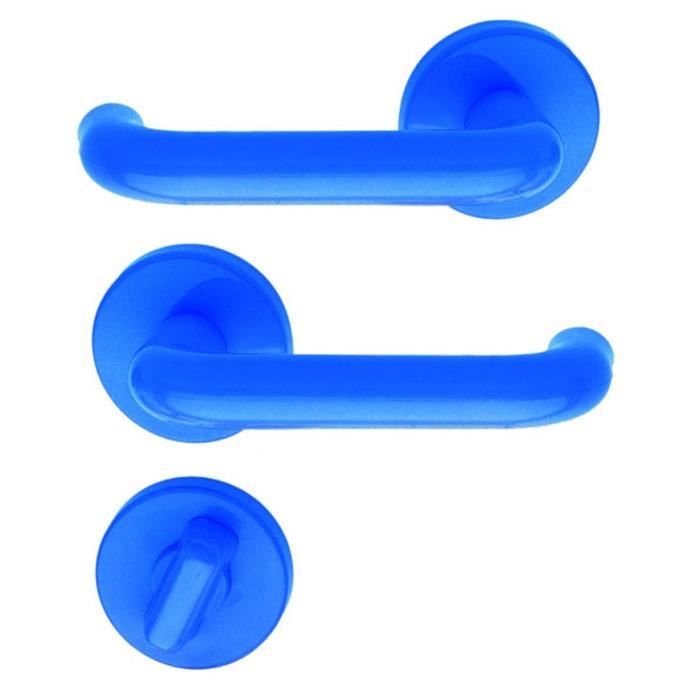 Poignée de porte intérieure design en nylon bleu s