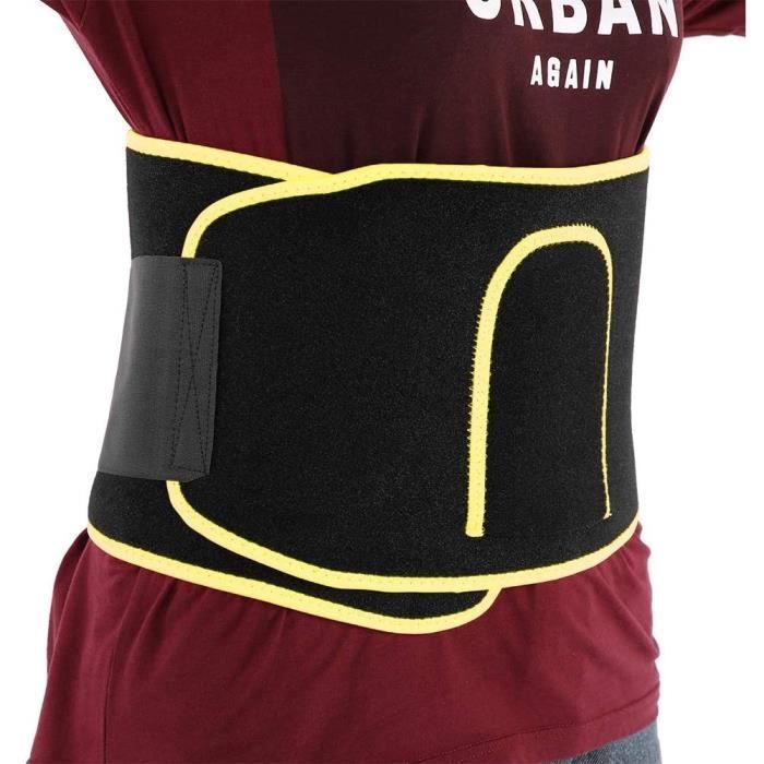 CEINTURE DE FORCE Ceinture Abdominale Ceinture de Sudation pour Homme et Femme Respirant Taille Soutien Protecteur Running Sp845