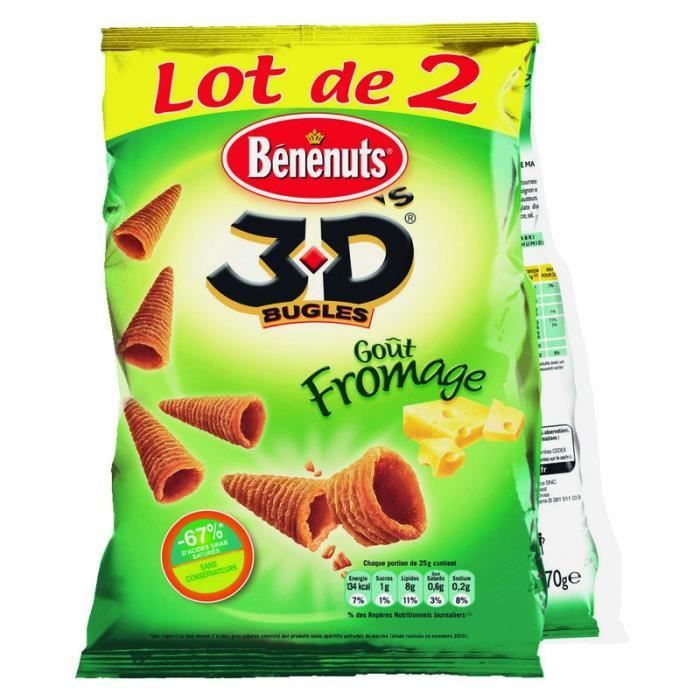 BENENUTS 3D'S Goût Fromage