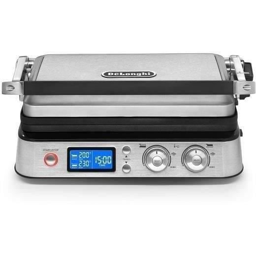 DELONGHI CGH1030D Grille-viande Multigrill - 7 mode de cuissons - Inox