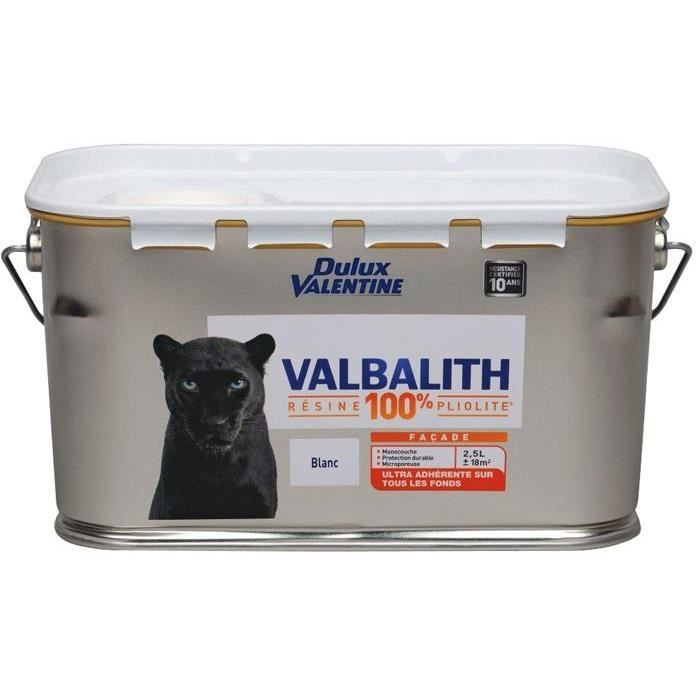 Peinture pliolite pour façade 2.5 L - blanc