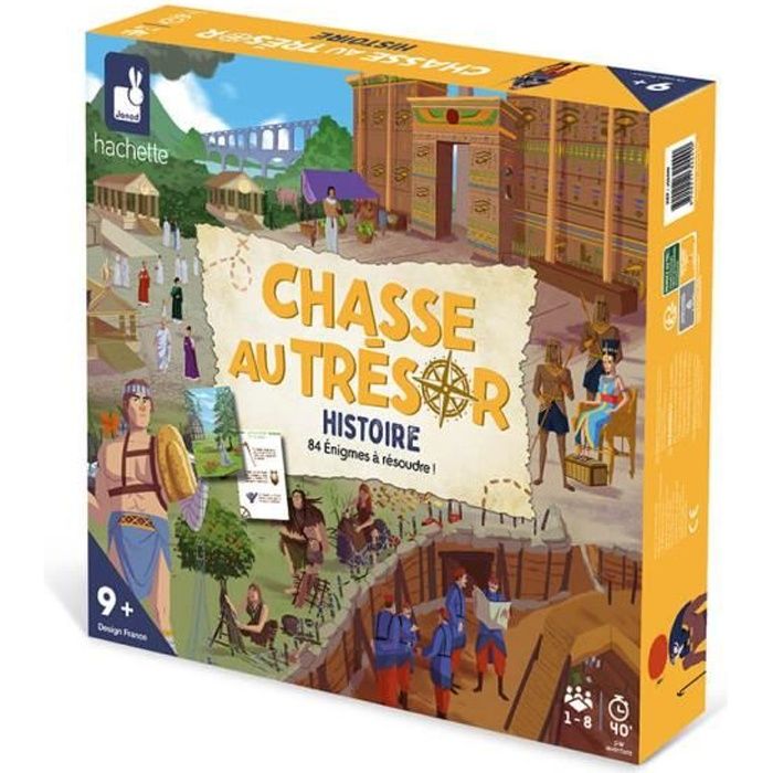 Chasse au Trésor Histoire - Jeu de Société Enfant - Dès 9 ans