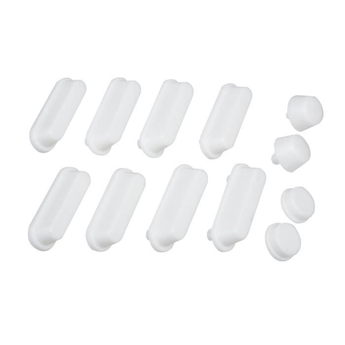 Patins pour abattants de WC - Dim : 11,5 x 11,5 x 5,5 cm
